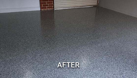 After - Completed Garage Epoxy Flooring Project in Adelaide