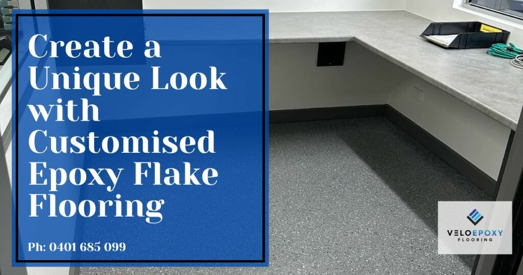 Create a Unique Look with Customised Epoxy Flake Flooring 1